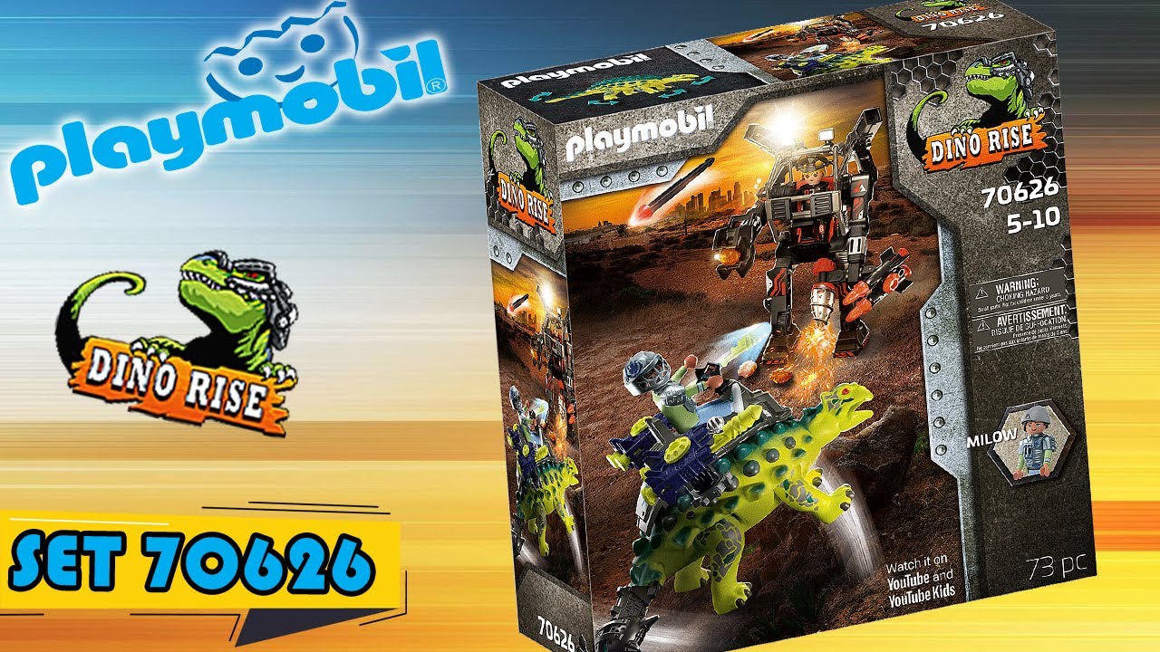 Playmobil  SET 70626   SAINACHINA & MILOW   Dino Rise    #dinoriders