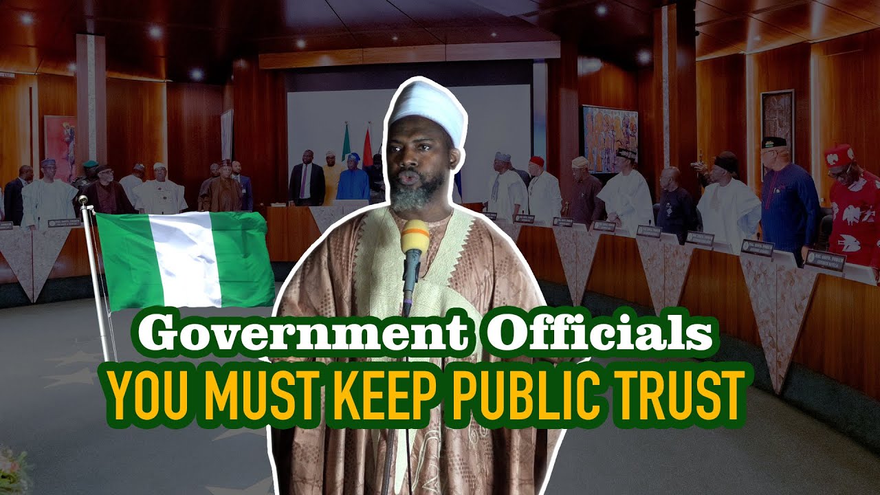 Government Officials: You must keep Public Trust | Chief Imam Lekki Central Mosque #islam #nigeria
