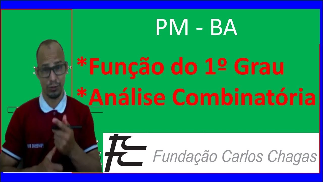 FCC - Função do 1 Grau e Análise Combinatória