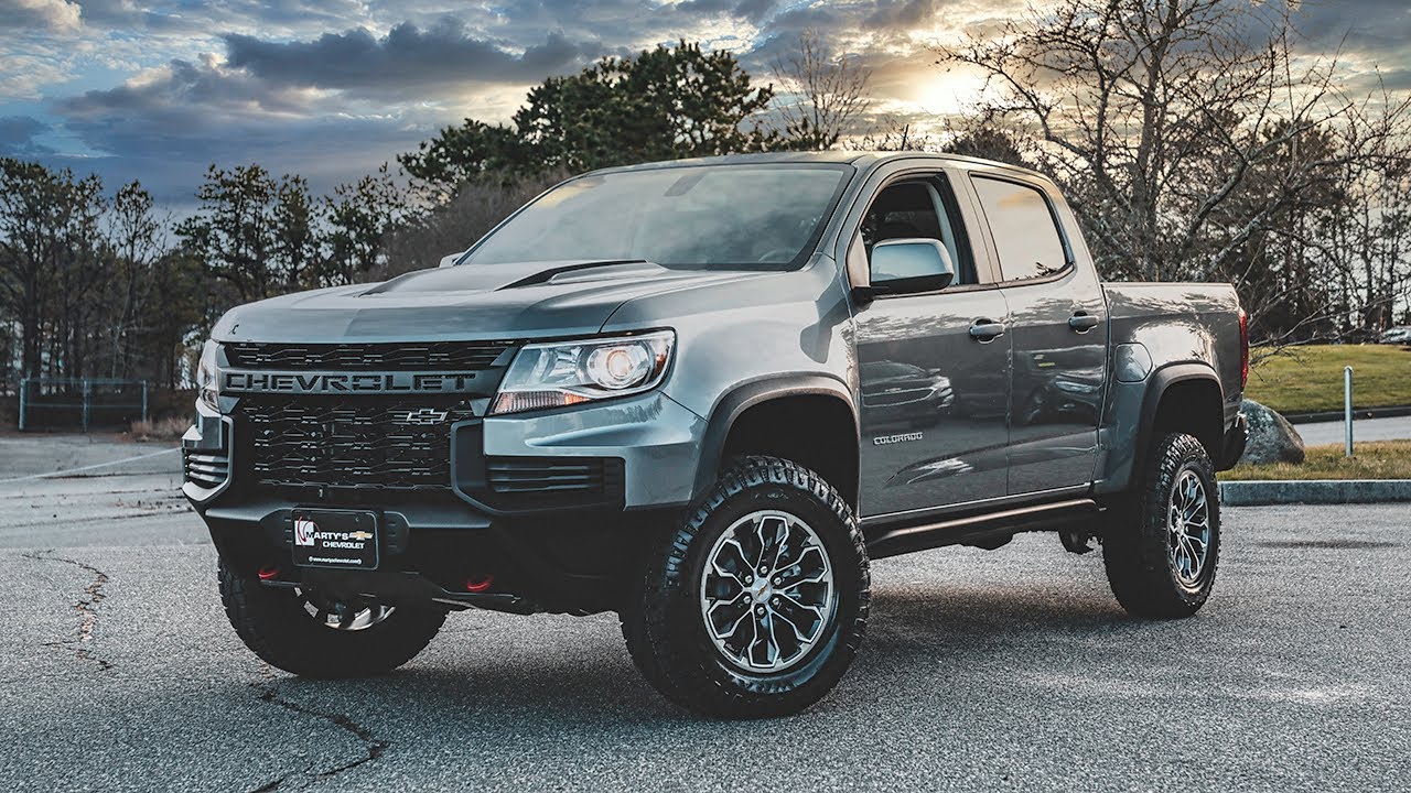 Chevrolet Colorado ZR2 2021 года — цвет «сатиновый стальной серый»