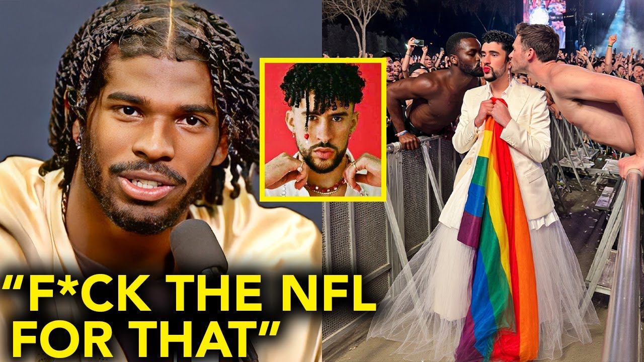 NFL Players React To Bad Bunny Wearing A Dress During Super Bowl Halftime Show!
