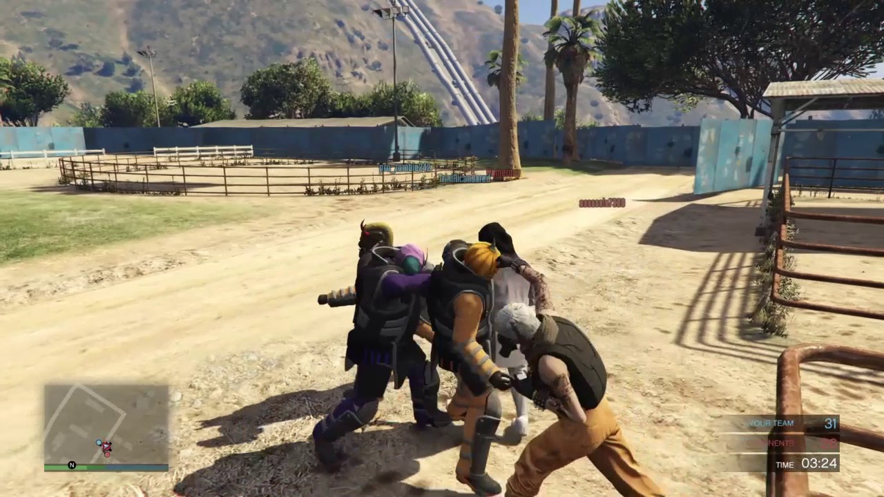 GTA 5 Online RING FIGHT and GLITCH Fighting | PART 2