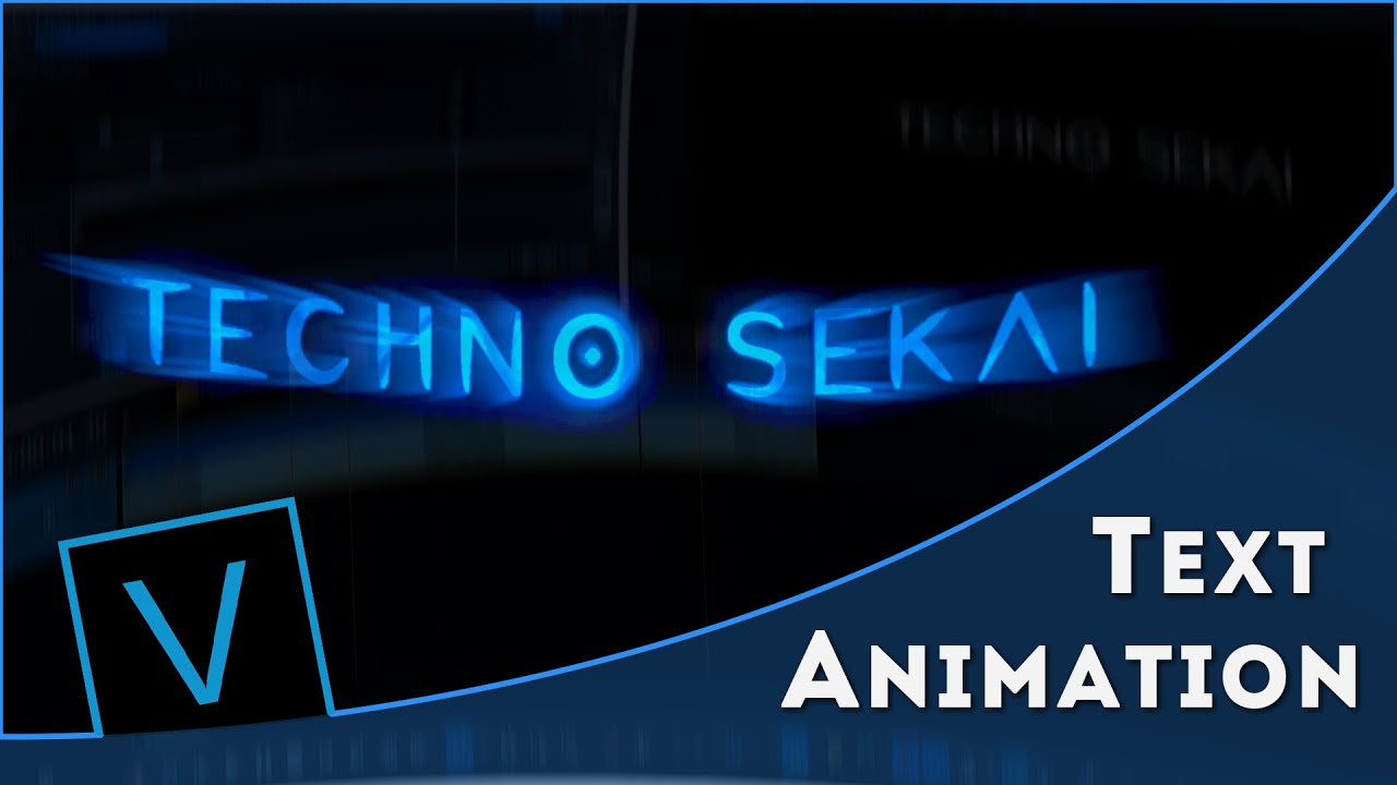 تأثير توهج النص سوني فيغاس | Text Animation Glow/Rays Effect - Sony Vegas Pro