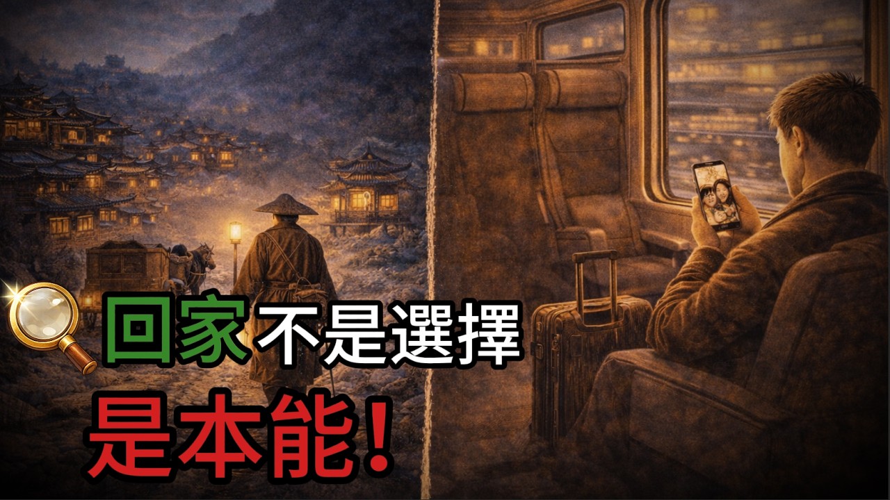 回家過年，不是傳統，而是刻在人類基因裡的本能