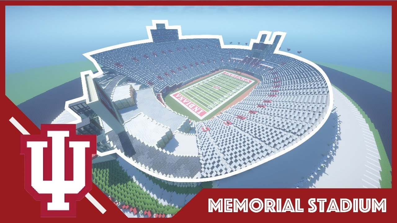 Minecraft Memorial Stadium- Home of the Indiana Hoosiers (+Download)