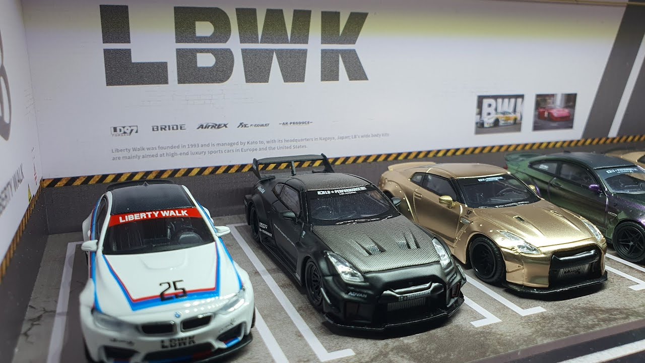 Unboxing LBWK Parking Lot Scene by MoreArt / Diecast Collection