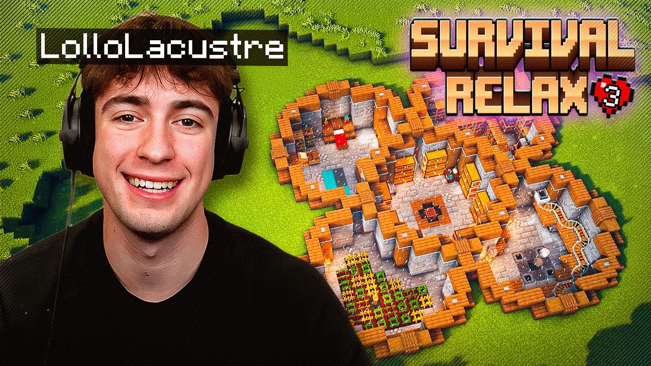 COSTRUISCO una BASE SOTTERRANEA SEGRETA!! MINECRAFT SURVIVAL RELAX EP.3