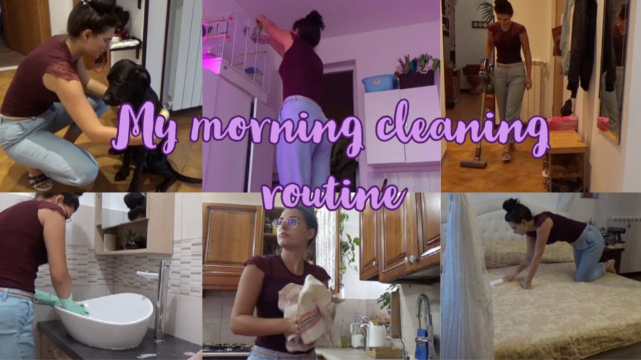 MORNING CLEANING ROUTINE 💦 - PULIZIE MATTUTINE VELOCI