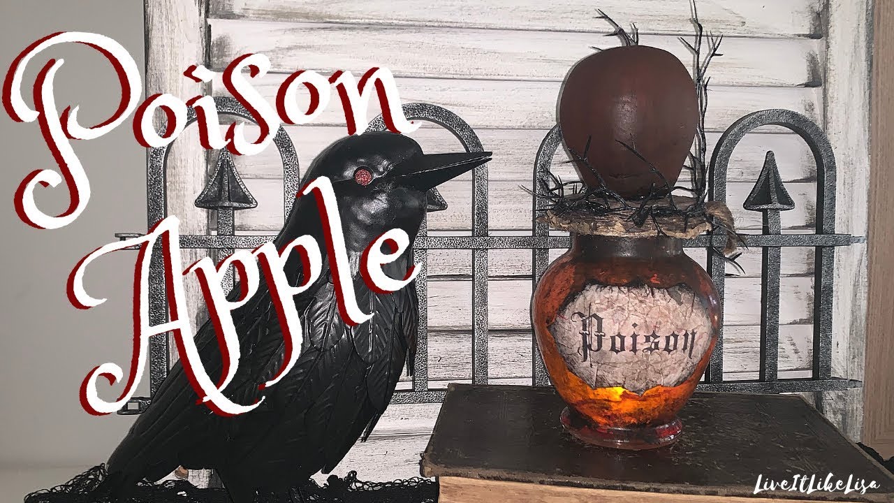 HALLOWEEN DIY DECOR | Pinterest Inspired | Poison Apple