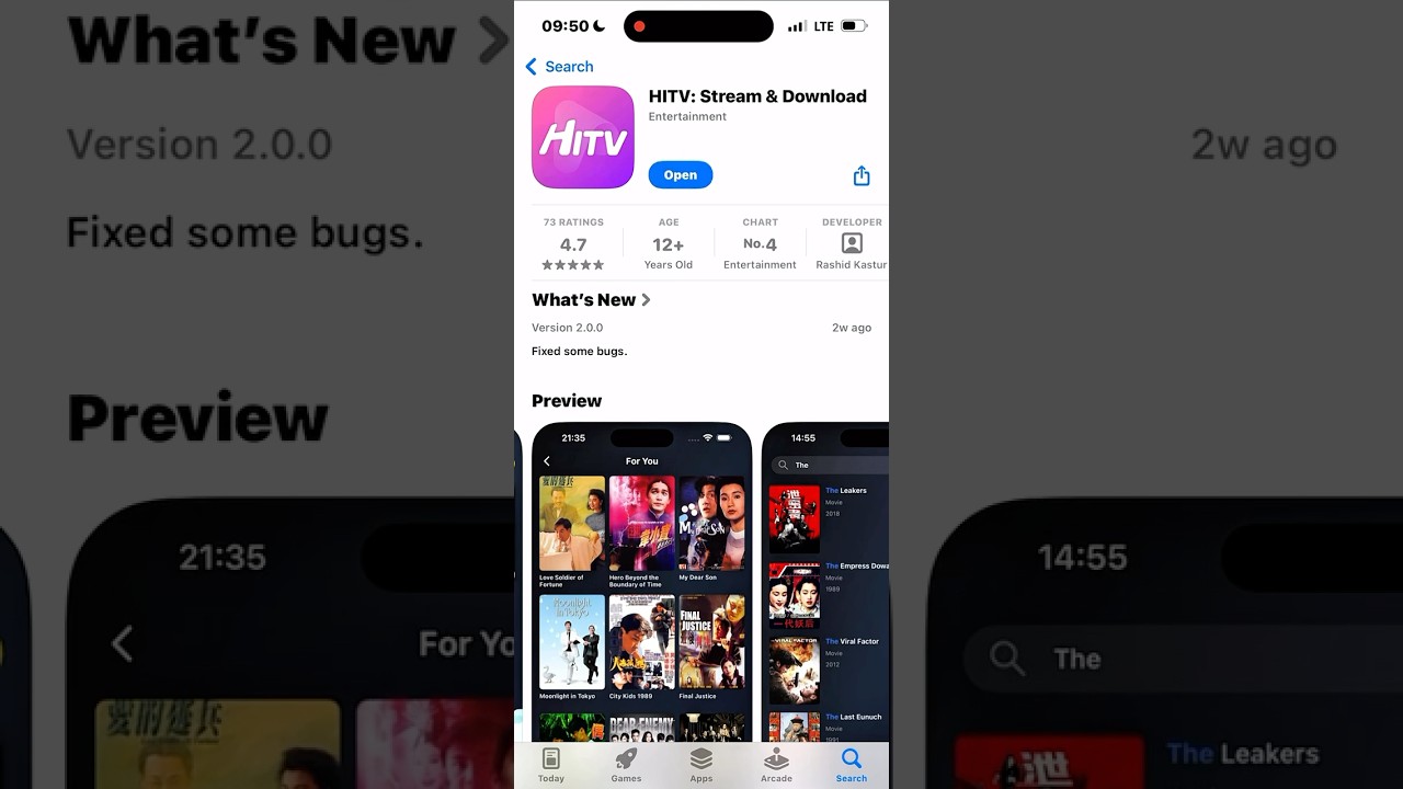 How to fix HITV App Download Problem On IPhone 2025 #movieapps #streamingapps #iphone #HiTV #CapCut