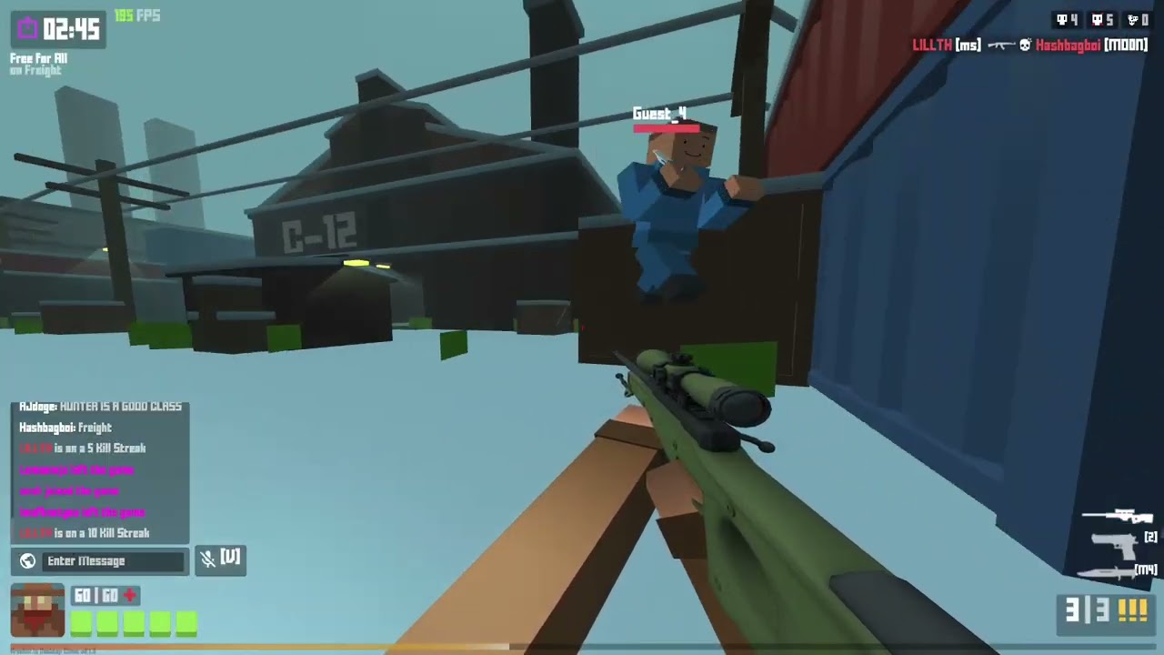 LOL RGB airdrop WTF MOMENT Krunker.IO
