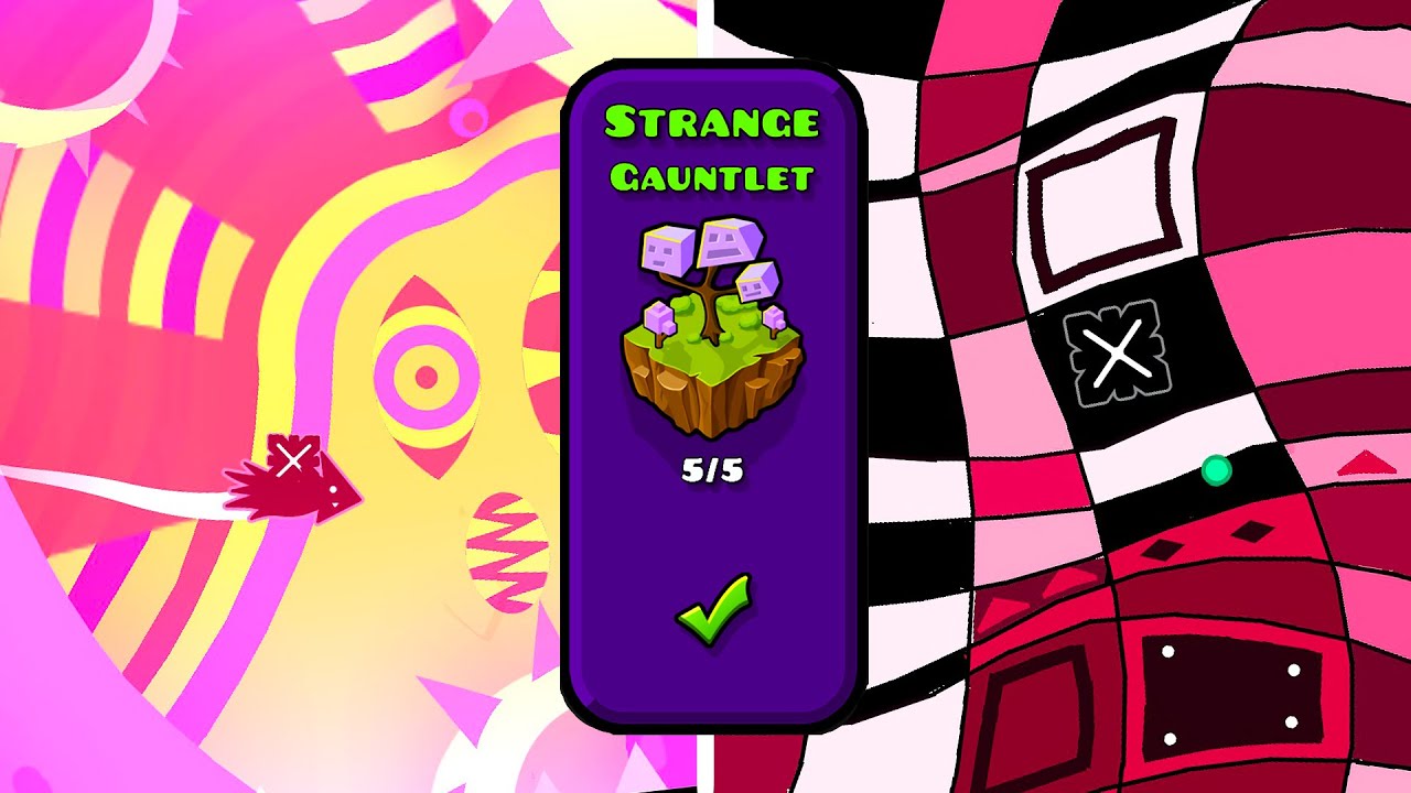 ЭТО САМЫЙ СТРАННЫЙ ГАУНТЛЕТ?!?! (Прохождение Strange Gauntlet!) ► Geometry Dash 2.2