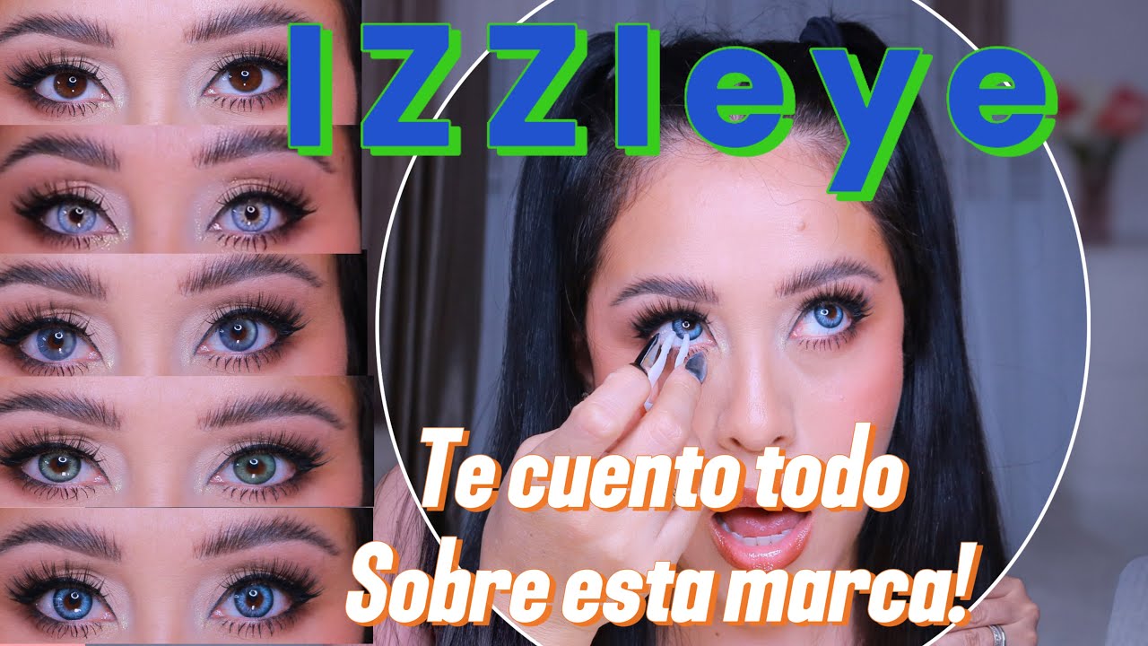 IZZIEYE LENTES DE CONTACTO! 👁️MI PRIMERA IMPRESIÓN 🤔 #contactlenses