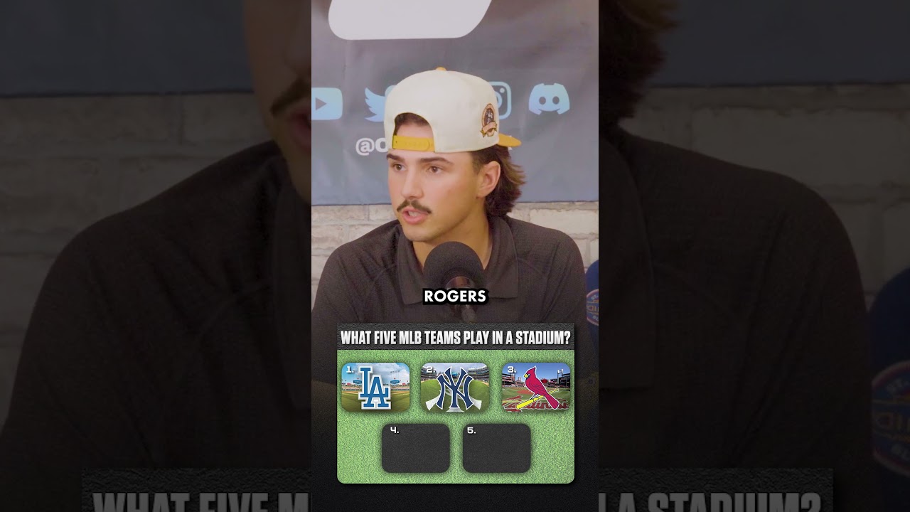 What 5 MLB teams play in a STADIUM? #sports #sportstrivia #mlb #mlbtrivia