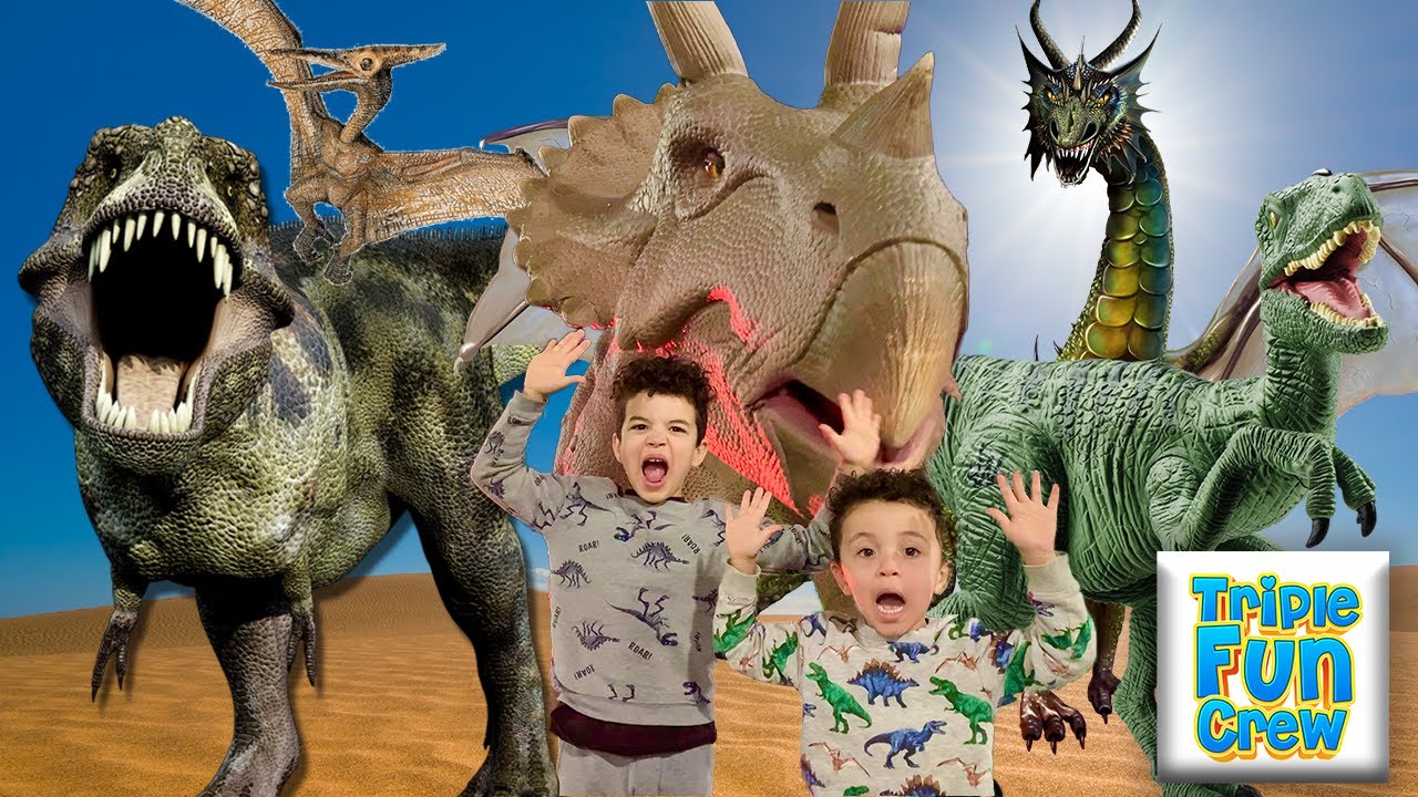 Real Life Sized Robotic Dinosaurs and Dragons | Dino Dragon Stroll 2022