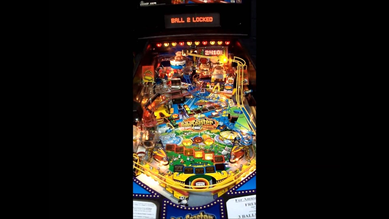 Roller Coaster Tycoon Pinball Machine