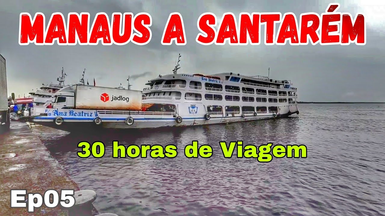 RIO AMAZONAS - 740Km De Manaus Amazonas a Santarém Pará | Vídeo Completo