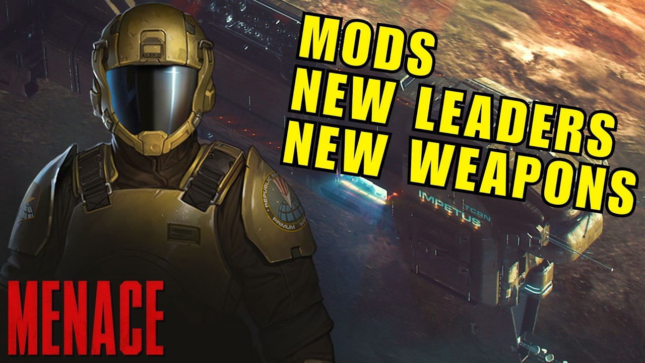 MENACE - Let's Try Mods, New Leaders & Weapons!
