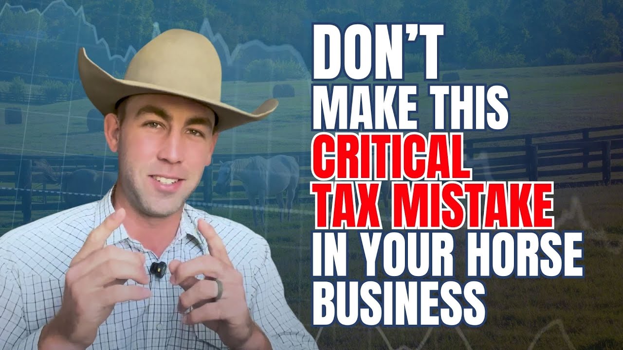 Get More Tax Write Offs In Your Horse Business (My 4 Step System)