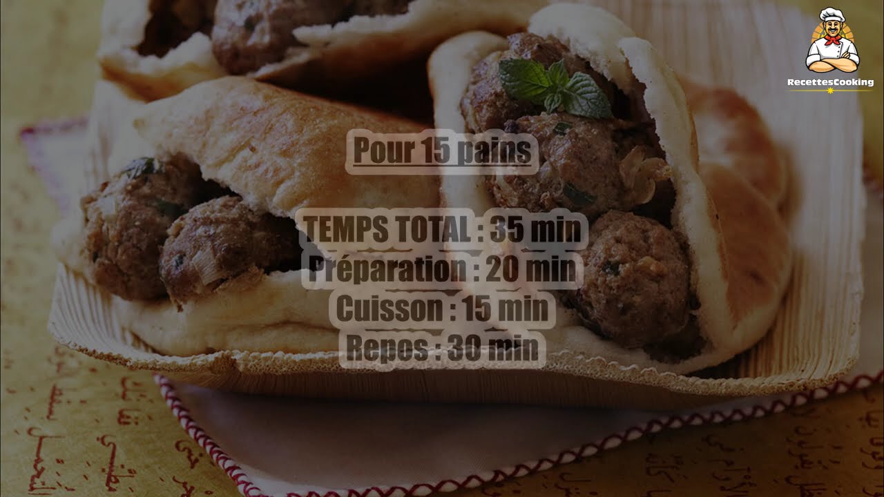 Recette : Batbout marocain farci &agrave; la kefta de boeuf &ndash; Ramadan