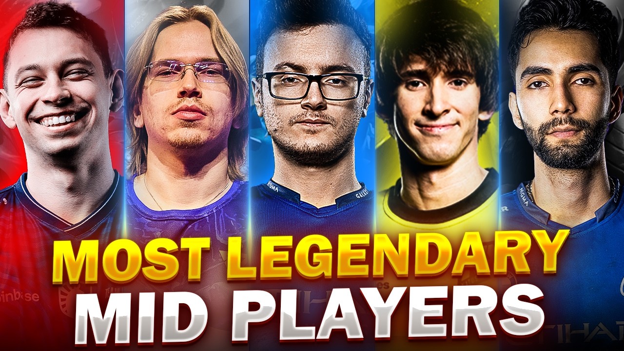 TOP 5 MOST LEGENDARY MID PLAYERS IN DOTA 2 HISTORY