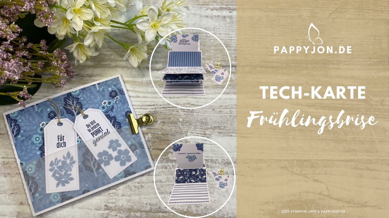 Tech-Karte Frühlingsbrise - Einfach WOW | Pop Up | Stampin‘ Up! | DIY | Stampin' Up!