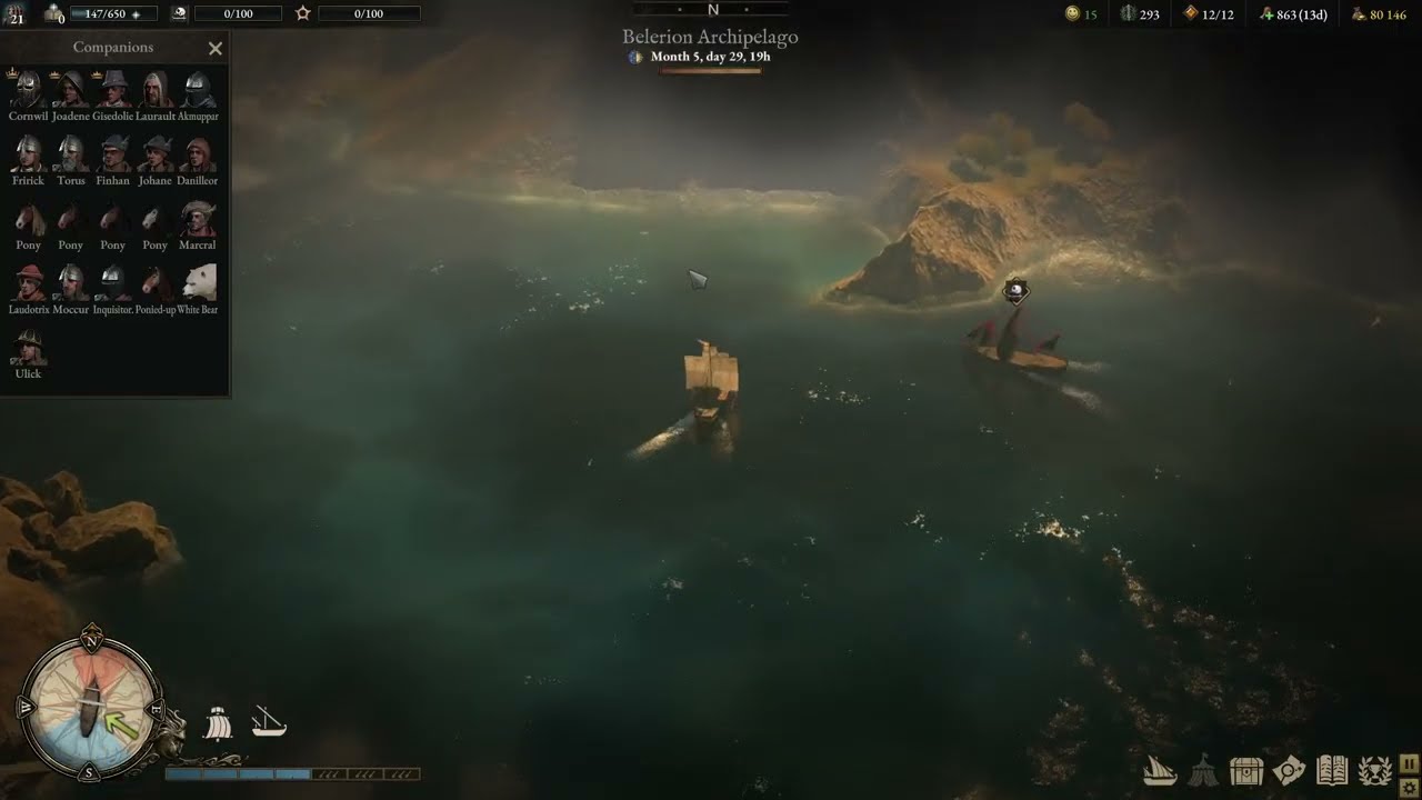 Wartales Sea Gameplay (No Commentary)