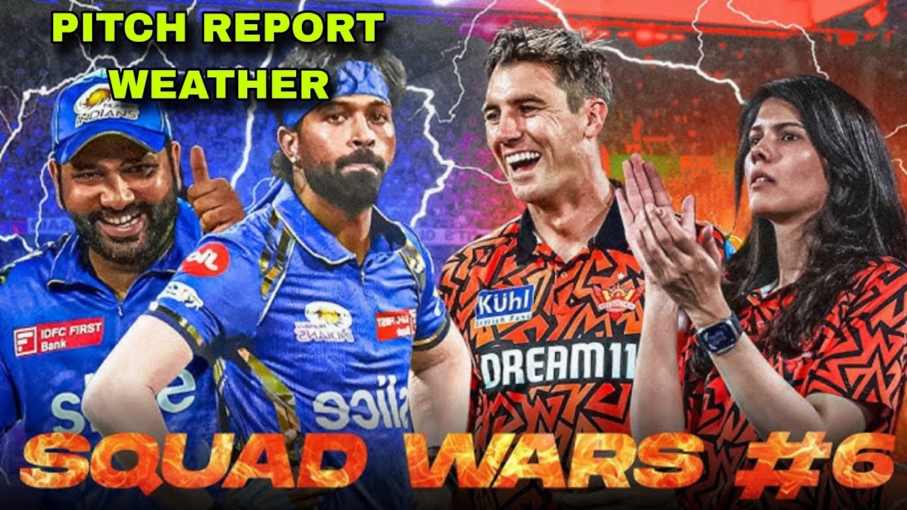 MI VS SRH MATCH PREDICTION //PITCH REPORT// WEATHER FORECAST 💪❌