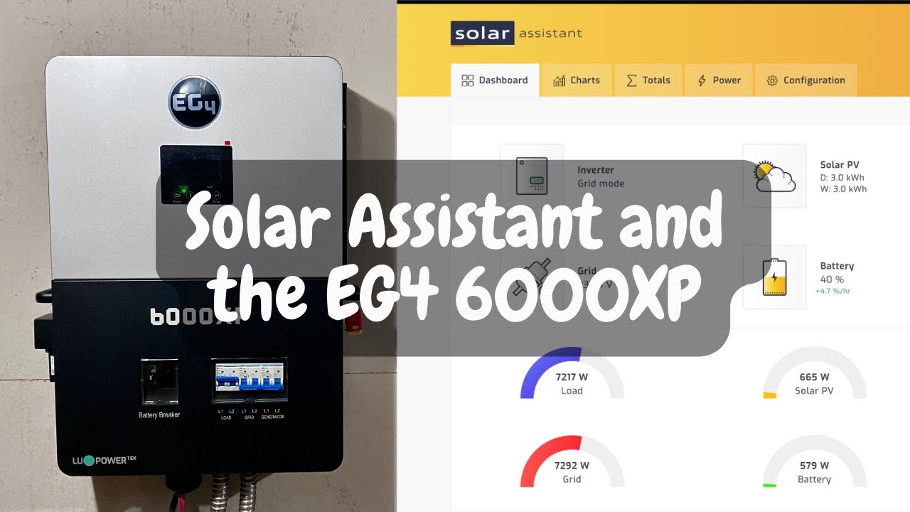 Setting Up Solar Assistant for the EG4 6000XP (or 12000XP/12kPV/18kPV)