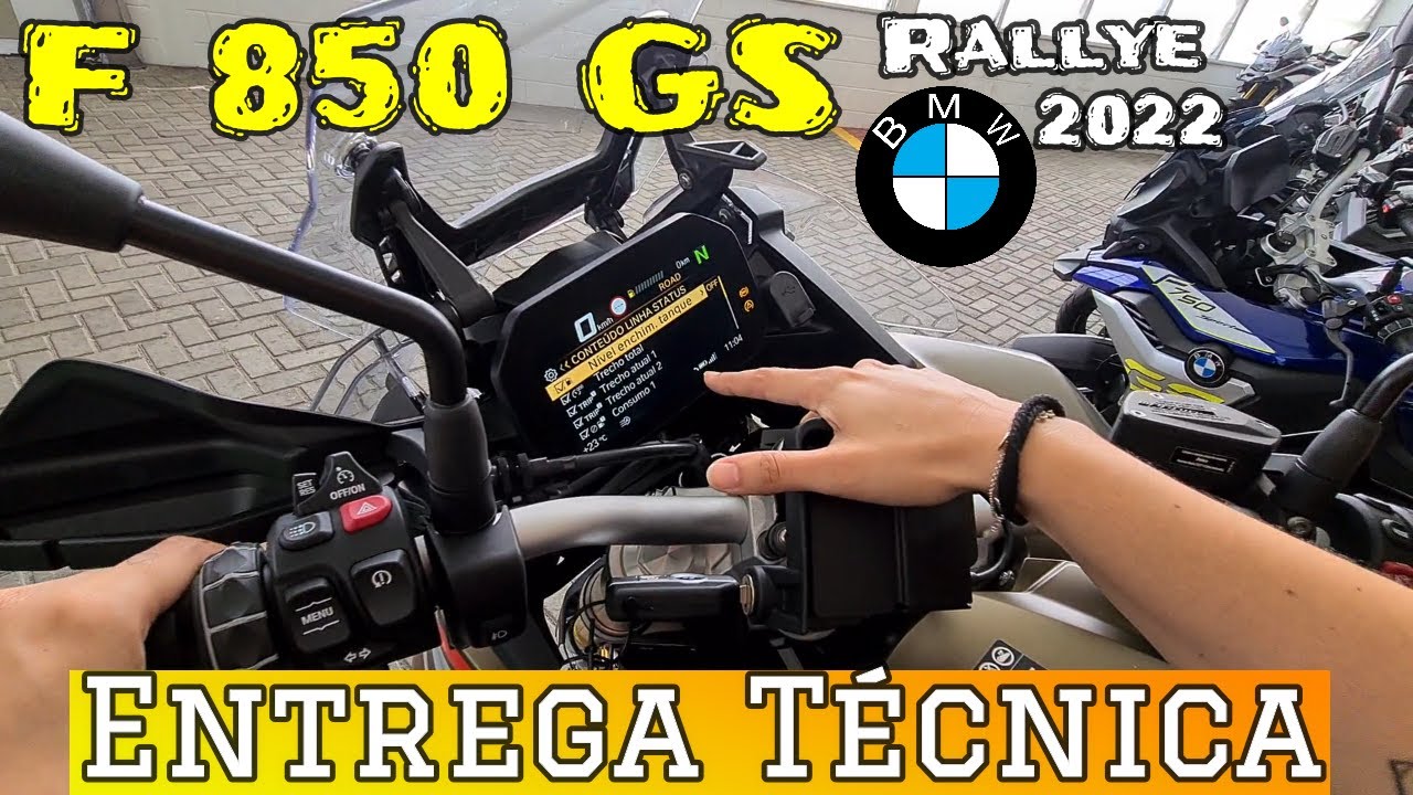 BMW F850 GS Rallye 2022 DESTRINCHANDO NA ENTREGA TÉCNICA