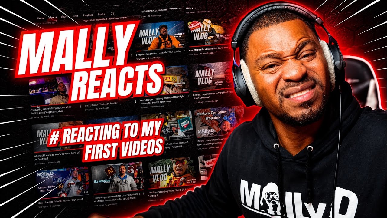 Mally Reacts to My Cringey First Videos 😬