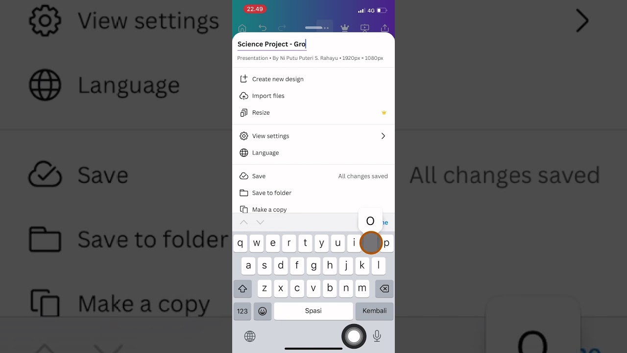 Rename Your Project in Canva! Do You Know How to Change The Name of Your Canva Project using iPhone?