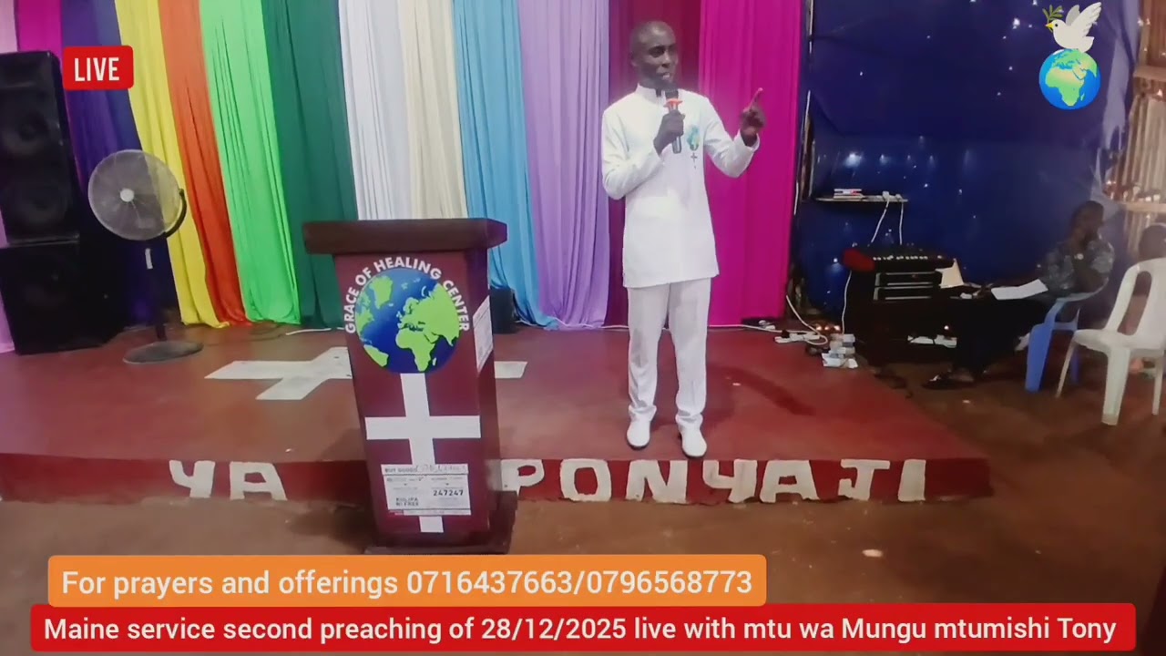 Main service preaching of 28/12/2025 live mt Mungu mtumishi Tony
