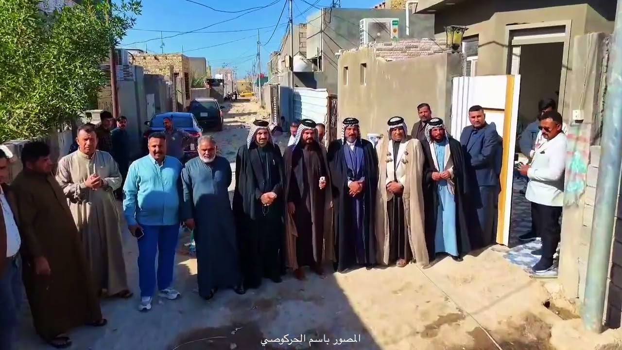 الديوانية. مشية الخطوبة تصوير درون 