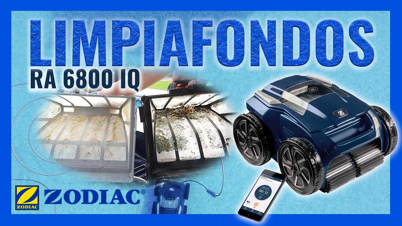 LIMPIAFONDOS para PISCINAS Zodiac ALPHA 6800 iQ | Robot Limpiafondos Automatico