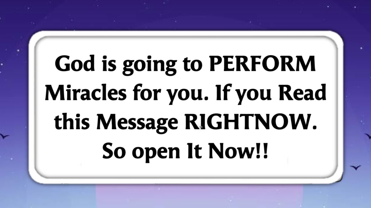 🌈God is going to PERFORM Miracles for you. If you Read  this Message...!! @Lord Miracles 11:11