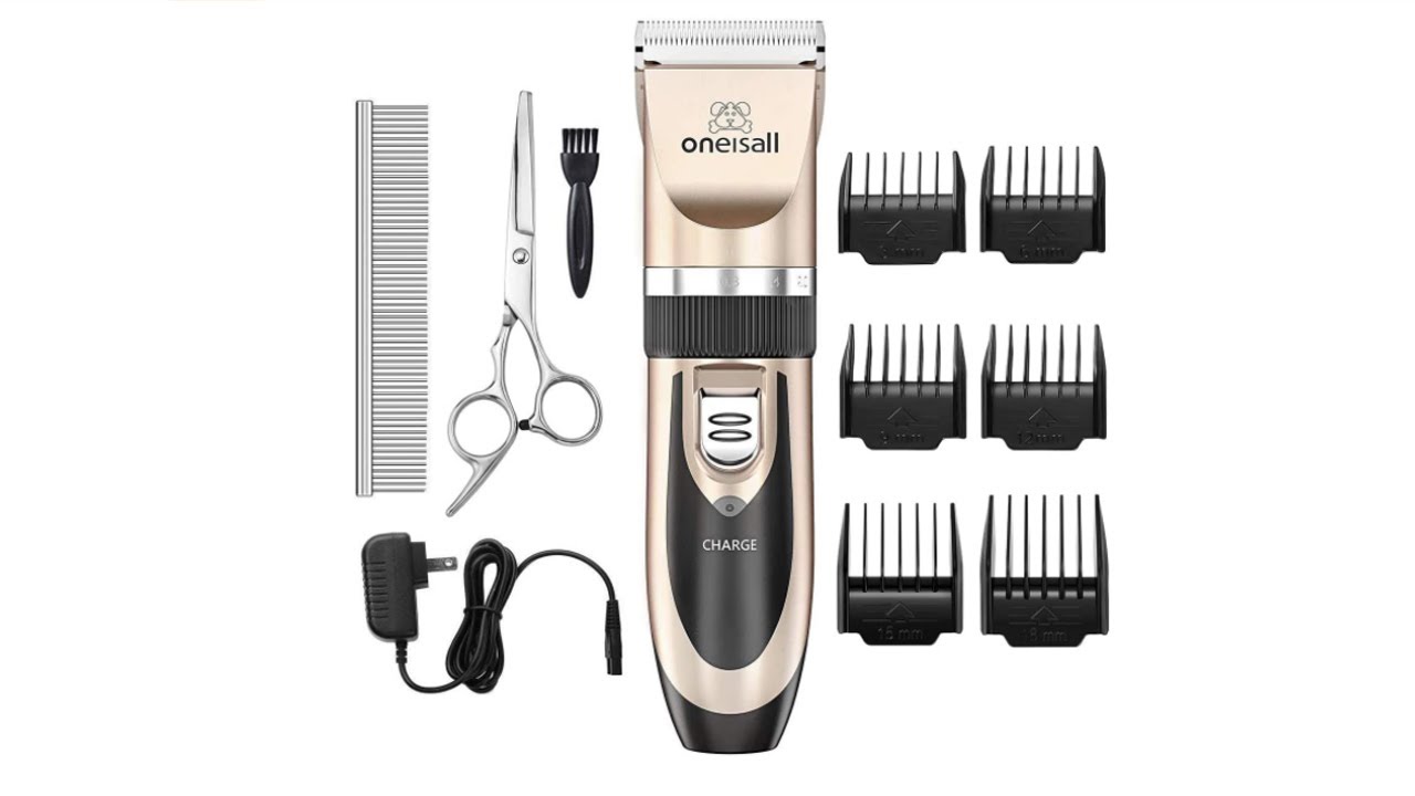 oneisall Dog Shaver Clippers, Low Noise & Rechargeable