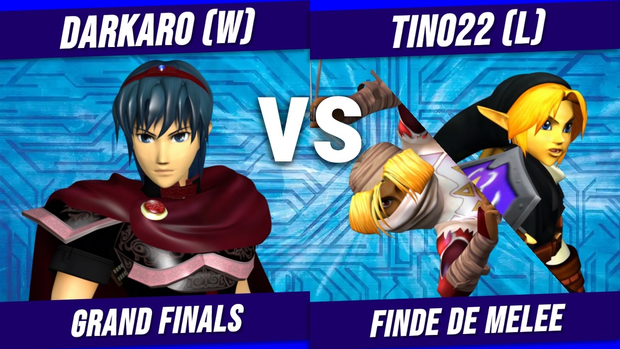 Finde De Melee # 3  Darkaro (Marth) VS Tino22 (Sheik/Link) GRAND FINALS