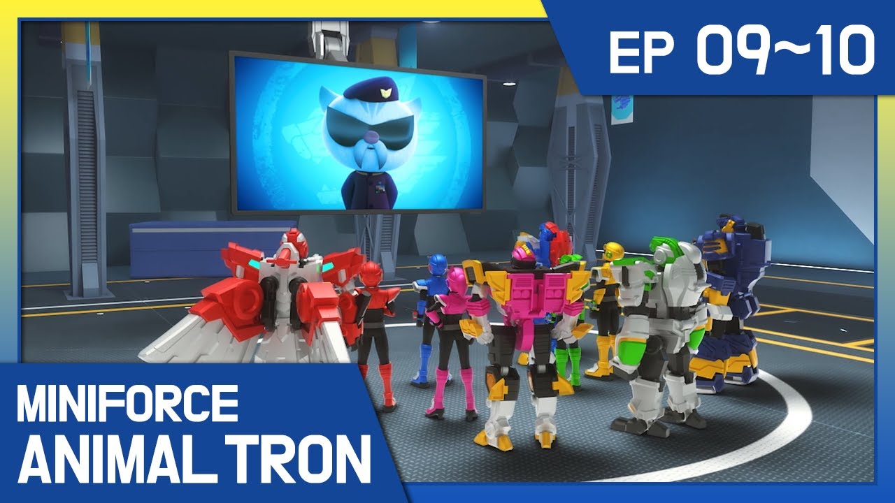 [Miniforce Animaltron] 🦁Ep.9-10 Compilation