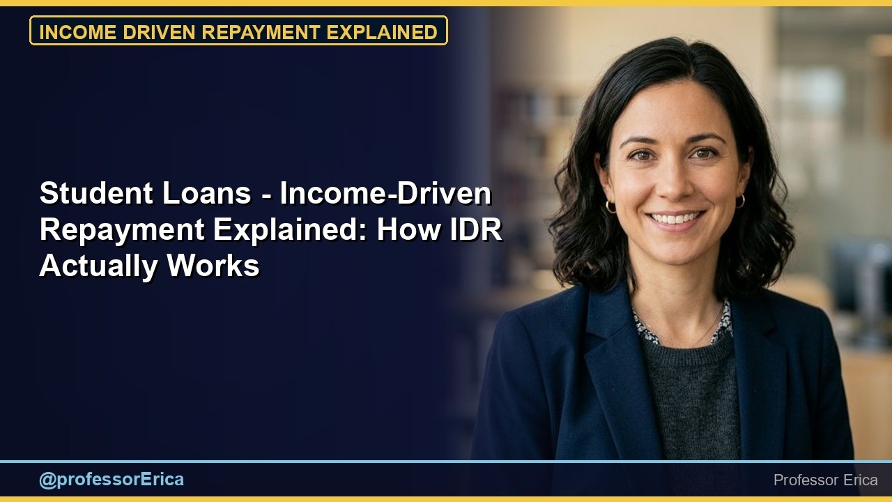 Student Loans - Income-Driven Repayment Explained: How IDR Actually Works