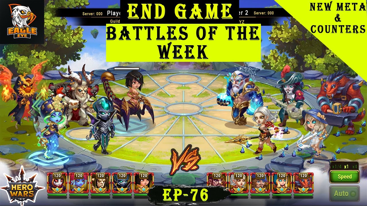Best Team Fights Ep-76 | Latest META & Counter Battles | Hero Wars Mobile