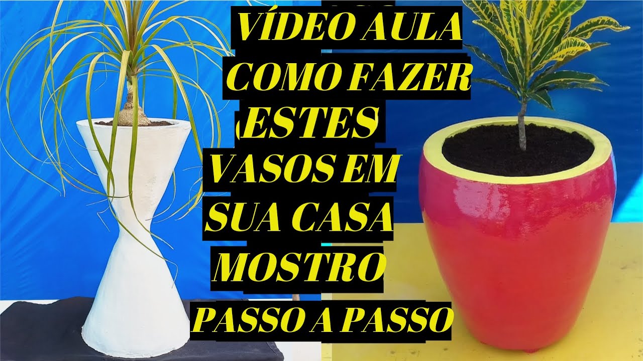 vasos de cimento feito com molde de areia fácil de fazer mostro passo a passo como fazer