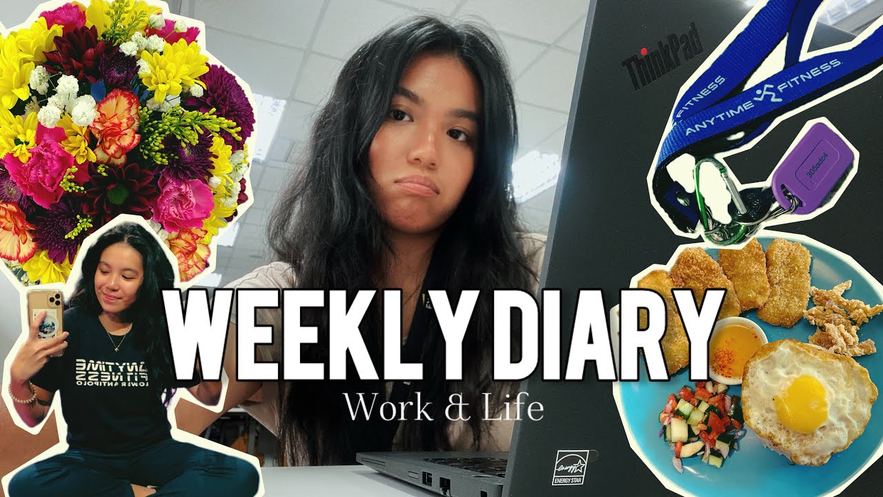 WEEKLY DIARY 🖇️ Work + Life Balance || groceries, gym, office days