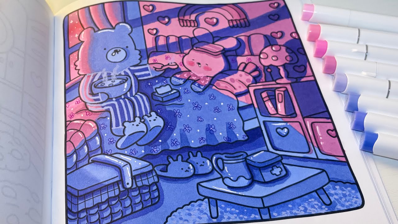 This lofi color combo is SO satisfying 🌙💙
