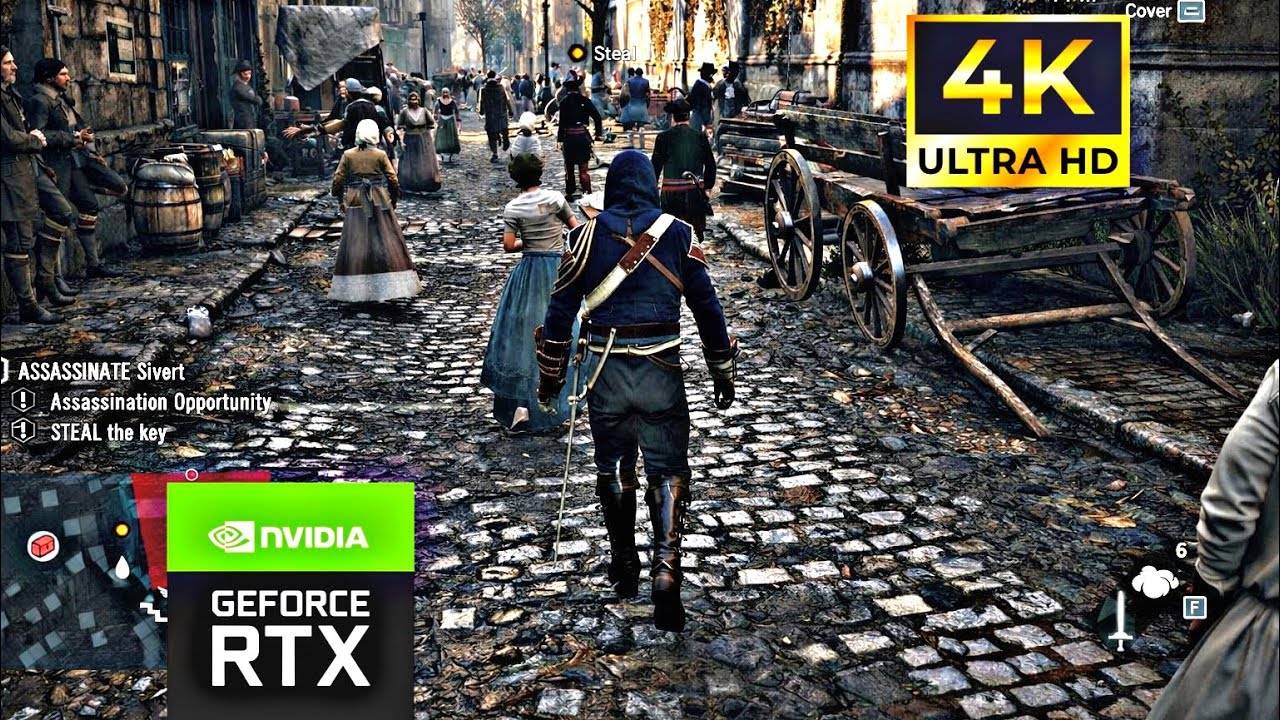 Assassin Creed Unity In 2026 Brutal Combat RTX 5090 Max Settings (4K60FPS