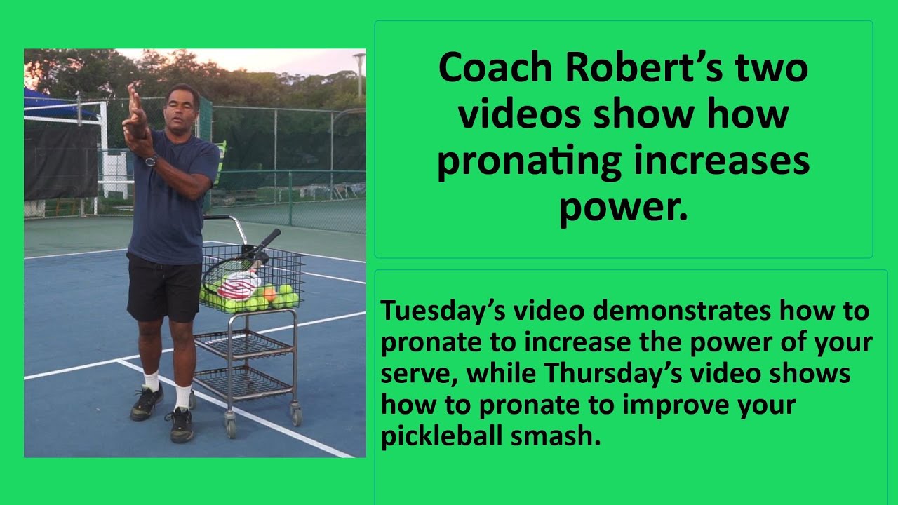 053 Coach Robert’s two videos show how pronating increases power.