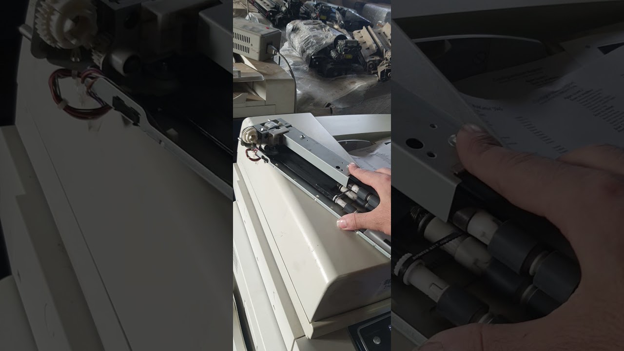 فك وتركيب بكر السحب وحل مشاكل السحب لمكن التصوير الزيروكس