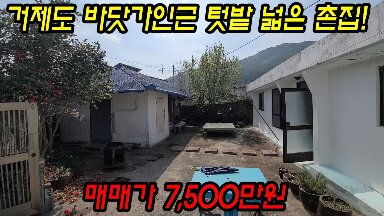 [매물번호.95]거제도 바다인근 주택(촌집) 매매 ! ! #거제도주택#거제도세컨하우스#거제도촌집#동부면주택#거제도부동산#거제도별장#동부면별장#동부면세컨하우스#동부면주택#동부면촌집