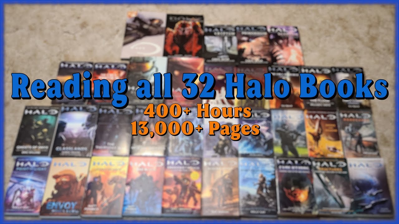 Reading Every Single Halo Book: Over 13,000 Pages of Halo Lore (2023)