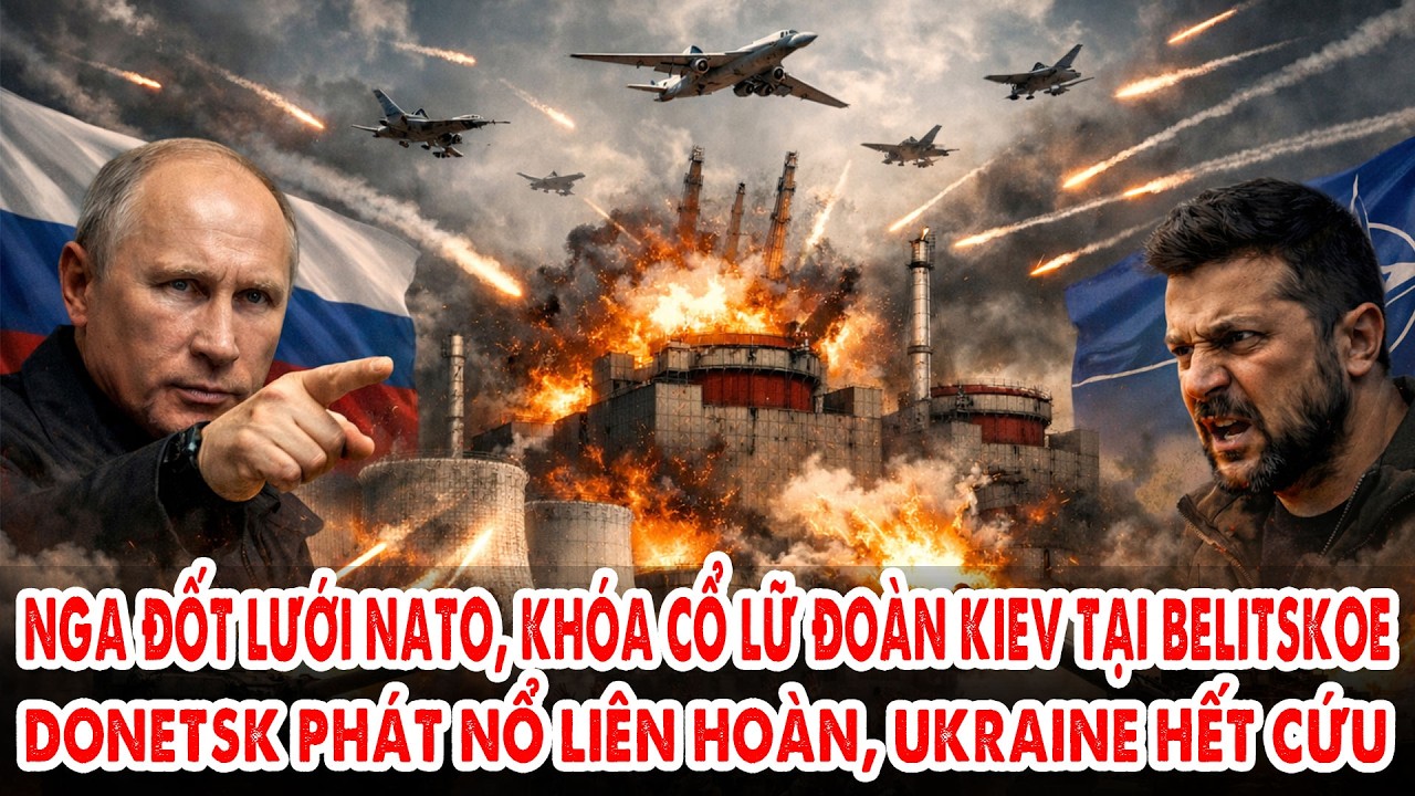 Nga đốt lưới NATO, khóa cổ lữ đoàn Kiev tại Belitskoe: Donetsk phát nổ liên hoàn, Ukraine hết cứu